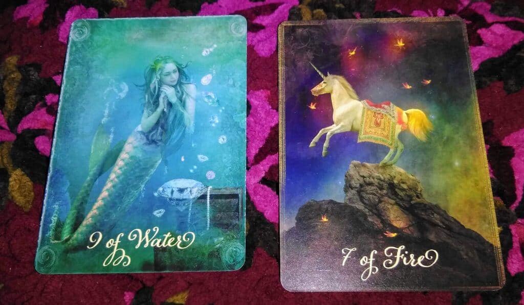 Nine of Cups: Self-Validating Unicorns Everyday Tarot