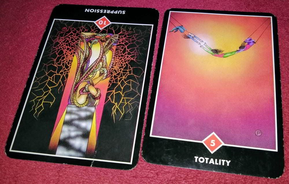 Ten of Wands Rx & Five of Wands: Flying with Certainty Everyday Tarot