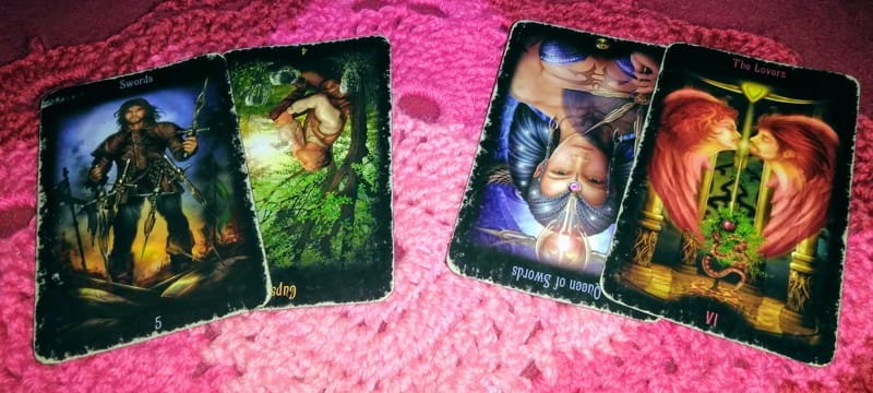 Five of Swords & Queen of Swords Rx: Do-It-Yourself Love Everyday Tarot