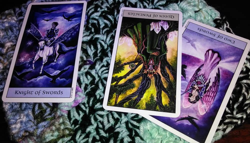 Knight of Swords & Queen of Pentacles Rx: Plan in Pencil Knight of Swords & Queen of Pentacles Rx: Plan in Pencil Everyday Tarot