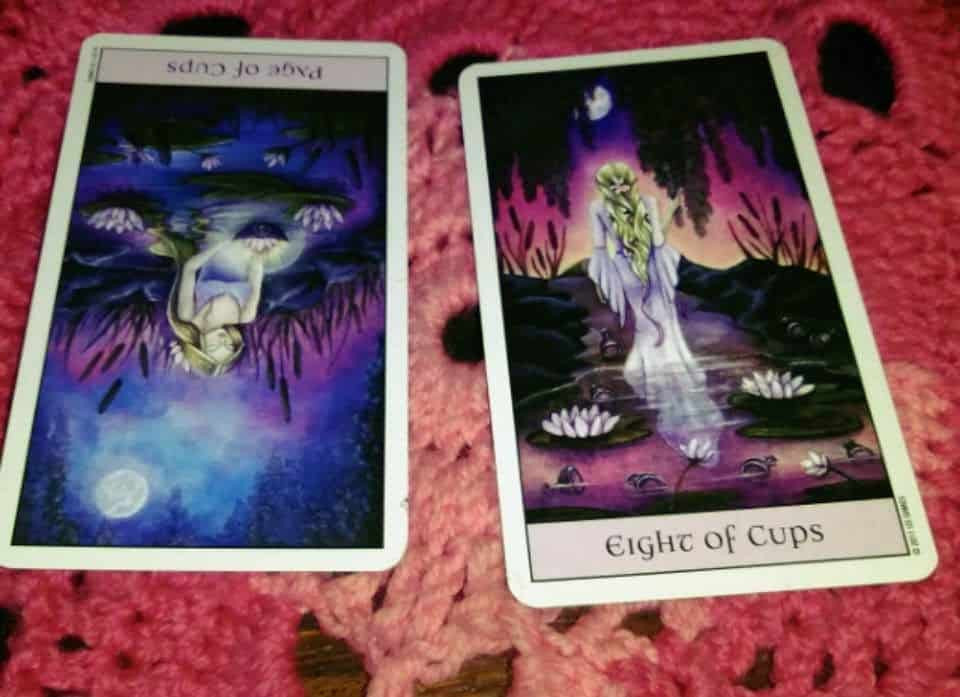 Page of Cups Reversed: Homemade Peace Everyday Tarot