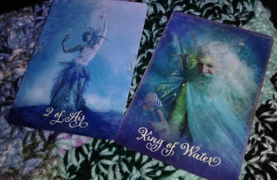 Two of Swords & King of Cups: Help with Uncertainty Everyday Tarot