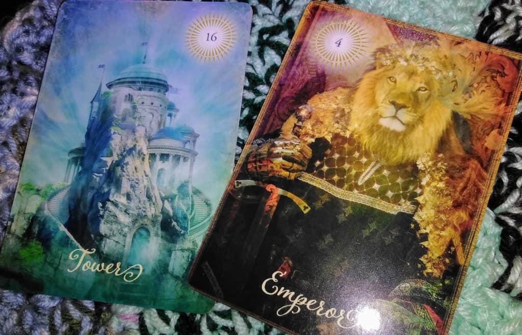 Tower & Emperor: Matter of Viewpoint Tower & Emperor: Matter of Viewpoint Everyday Tarot