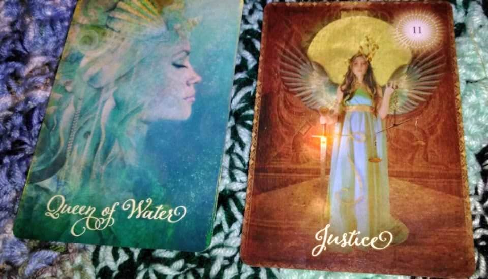 Queen of Cups Rx & Justice: Don't Be an Ass Everyday Tarot
