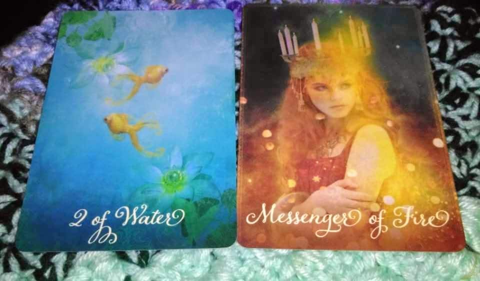 Two of Cups & Page of Wands: Peace & Passion Everyday Tarot