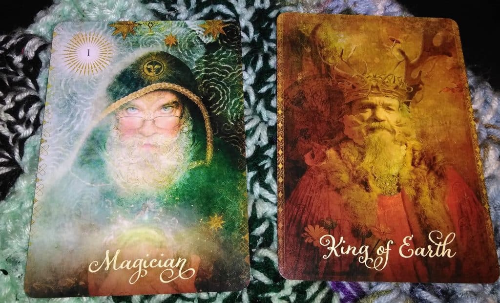 Magician and King of Pents: Magical Words vs. Practical Actions Everyday Tarot