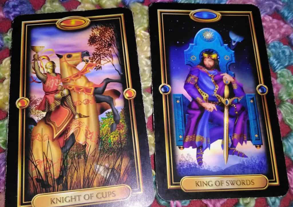 Knight of Cups King of Swords