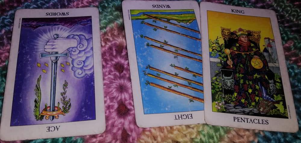 Where did I put that point? Rev. Ace of Swords Everyday Tarot
