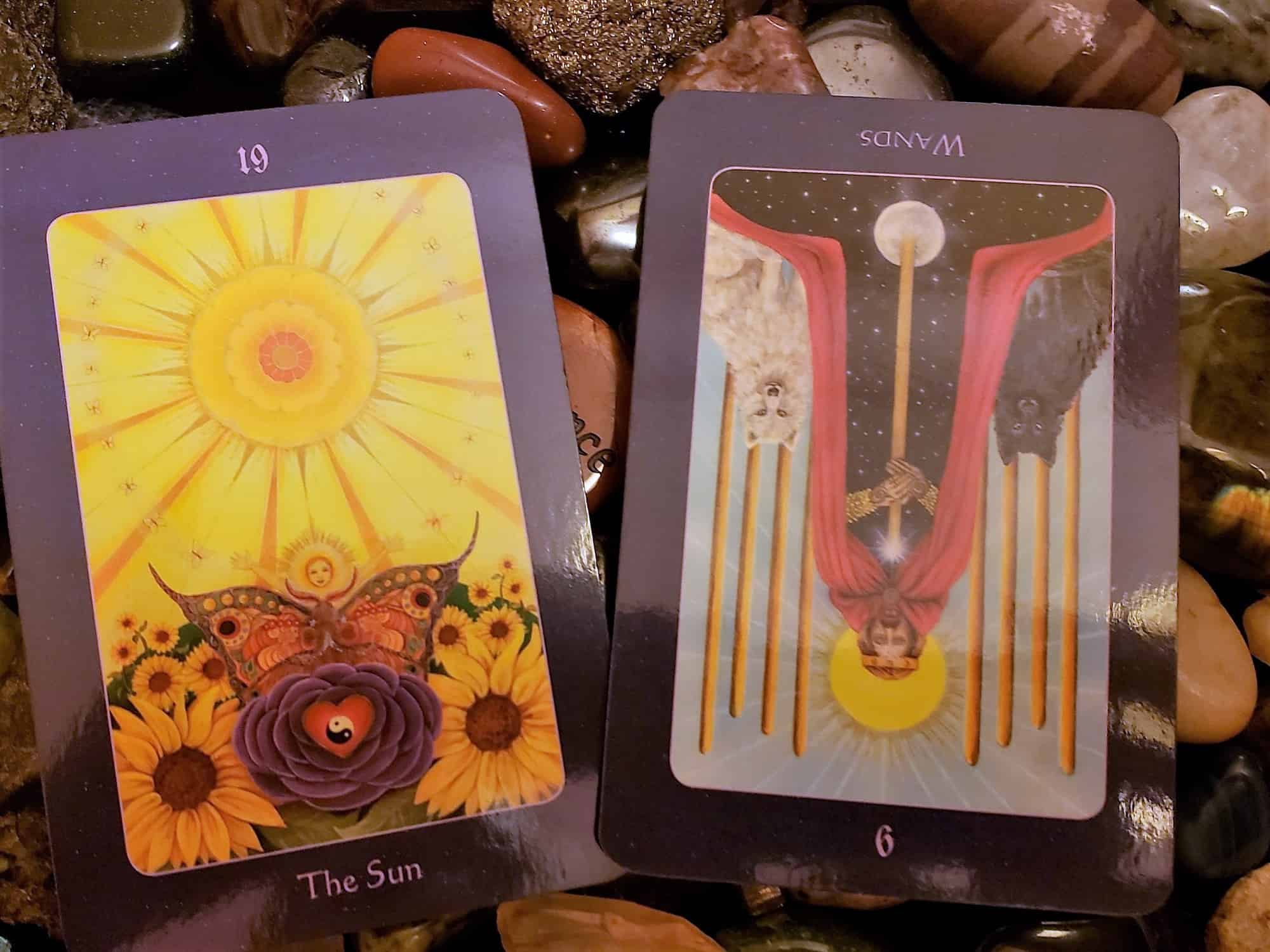 In comes the Sun, But You've Gotta Look For It Everyday Tarot