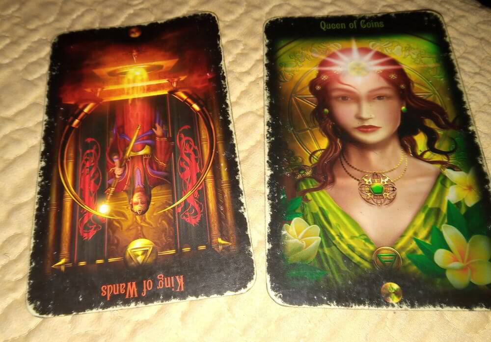 Rx King of Wands & Queen of Pentacles: Just Be Useful Everyday Tarot