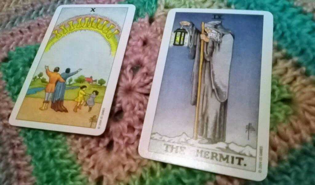 Ten of Cups & Hermit: Finding Your Lighthouses Everyday Tarot
