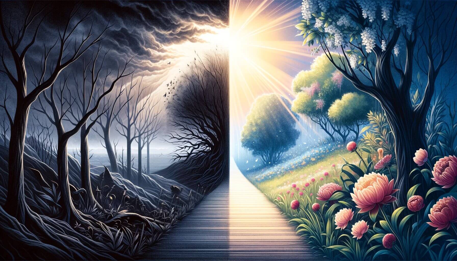 Three of Swords:  From Shadows to Sunshine?