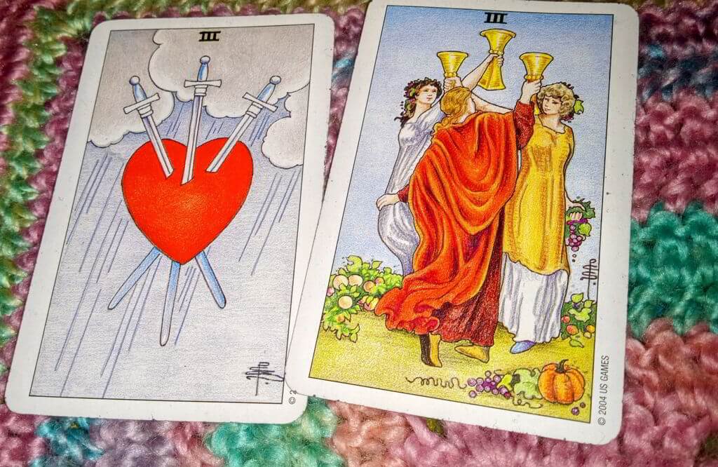 Three of Swords: From Shadows to Sunshine? Magick