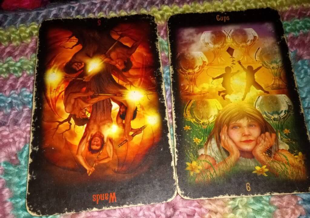 5 of Wands Rx: The Energetic Sweep & Decluttering Your Life Everyday Tarot