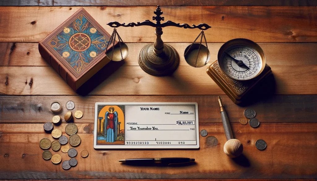 Six of Pentacles Rx: Signing Your Own Checks Everyday Tarot