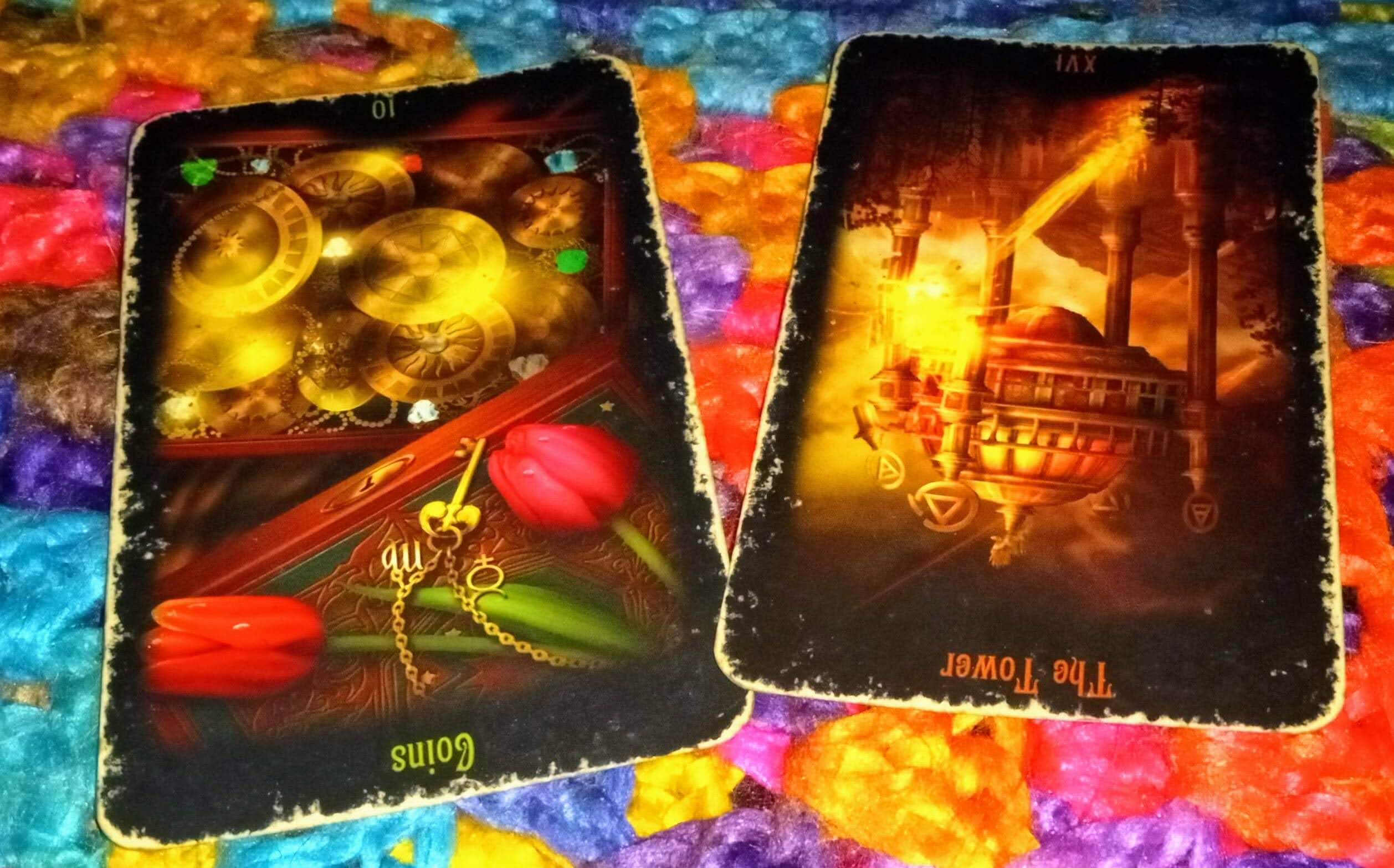 10 of Pentacles Rx and Tower Rx: What World Do You Live In? 10 of Pentacles Rx and Tower Rx: What World Do You Live In? Everyday Tarot