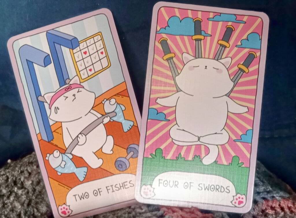 2 of Pentacles, 4 of Swords: The Power of Doing Less Everyday Tarot