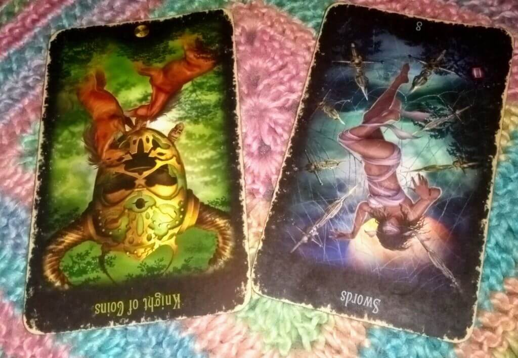 Rx Knight of Pentacles and Rx 8 of Swords: Slow-mo is Still Motion Magick