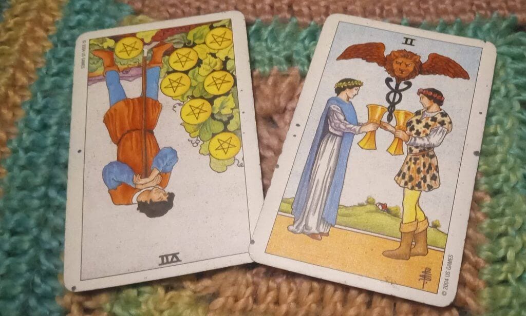 7 of Pentacles Rx and 2 of Cups: When the Harvest Doesn’t Come 7 of Pentacles Rx and 2 of Cups: When the Harvest Doesn’t Come Everyday Tarot