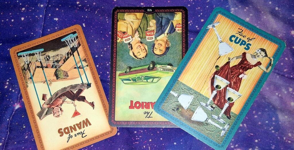 4 of Wands Rx, Chariot Rx: Pit Stop Everyday Tarot