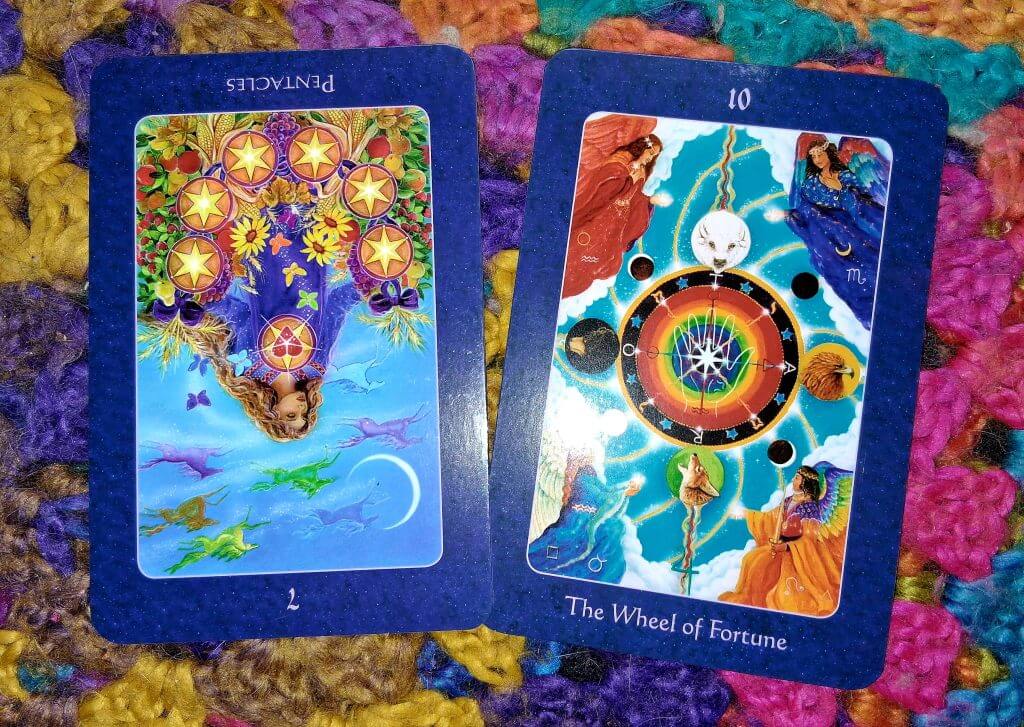 seven of pentacles rx wheel of fortune