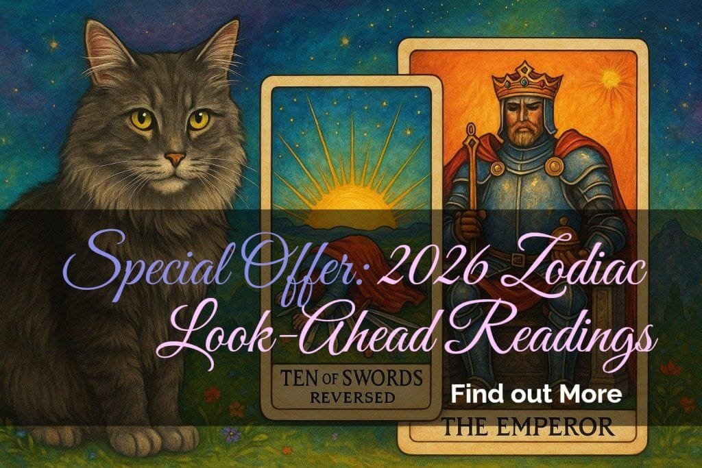 Magician Rx and 6 of Swords Rx: Image Loading... 2026 Zodiac Look-Ahead