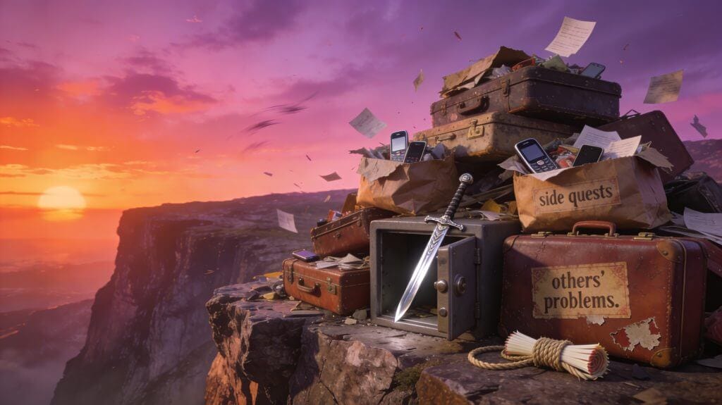 10 of Swords, Queen of Swords: Backing off the Ledge Everyday Tarot