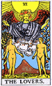 lovers tarot card lovers tarot card