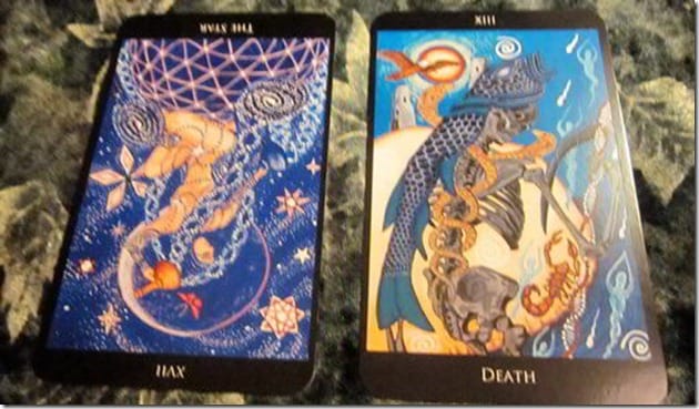Rosetta Tarot Star Death Cards