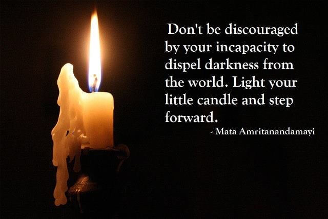 Don't be discouraged quote