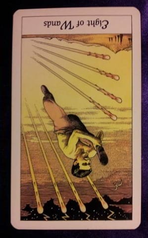 rev-8-wands-cosmic-tarot-meaning rev-8-wands-cosmic-tarot-meaning