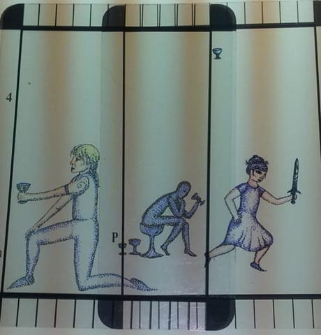 knight-cups-4-cups-page-swords