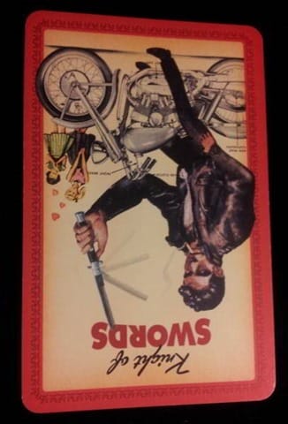 Reversed Knight of Swords Reversed Knight of Swords
